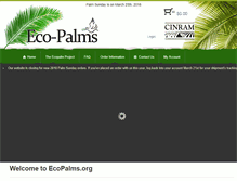 Tablet Screenshot of ecopalms.org